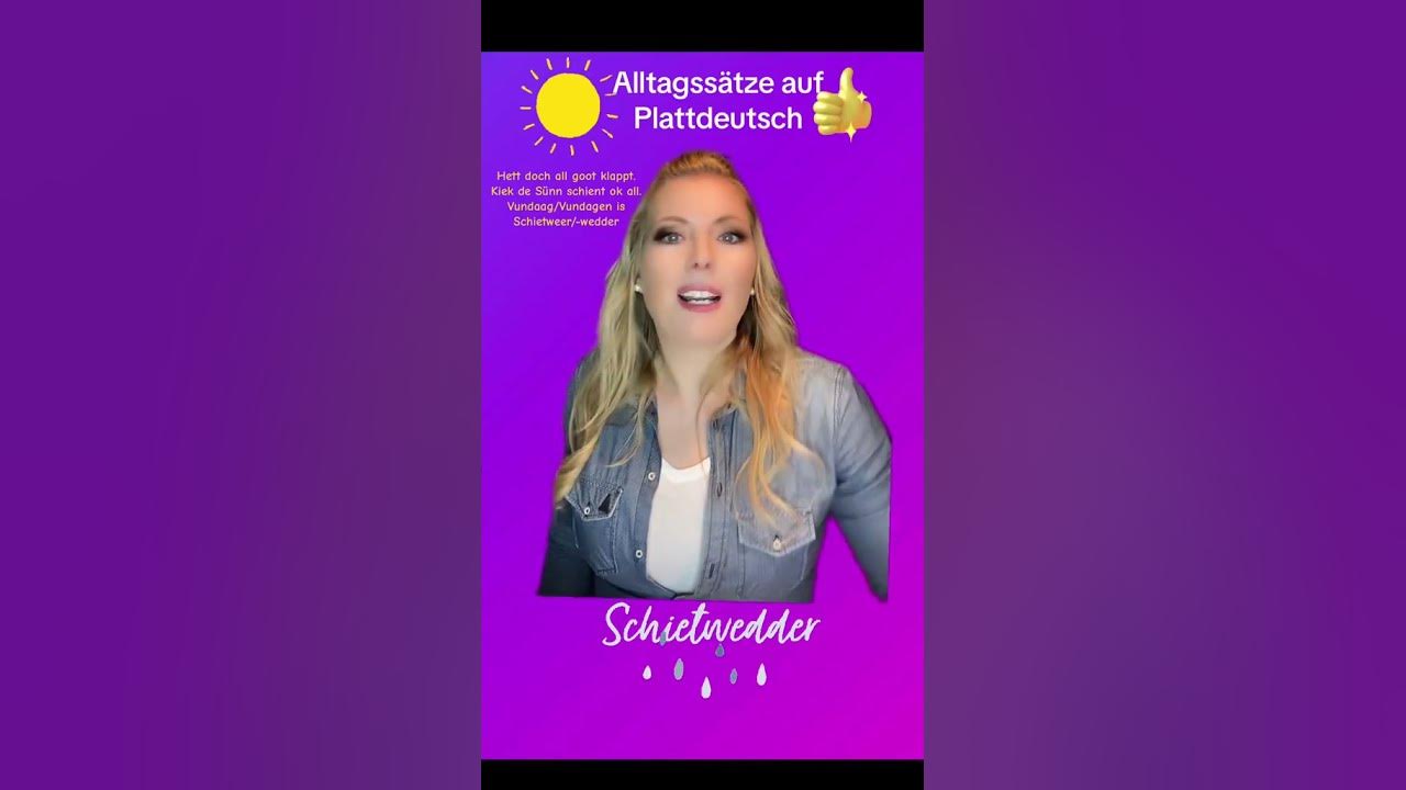 Alltagssätze auf Plattdeutsch (3) YouTube