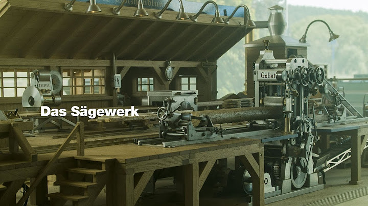 Das Sägewerk von Herbert Burkhart // Modellbau