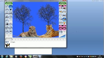 Tux Paint: How to draw forest in Tux Paint