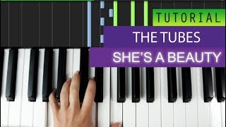 The Tubes - She' s A Beauty - Piano Tutorial + MIDI Download