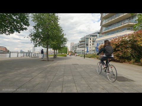 Cycling in London: Putney to Trafalgar Square via Thames Path [4K] ロンドン：パットニーからトラファルガー・スクエアまで自転車で