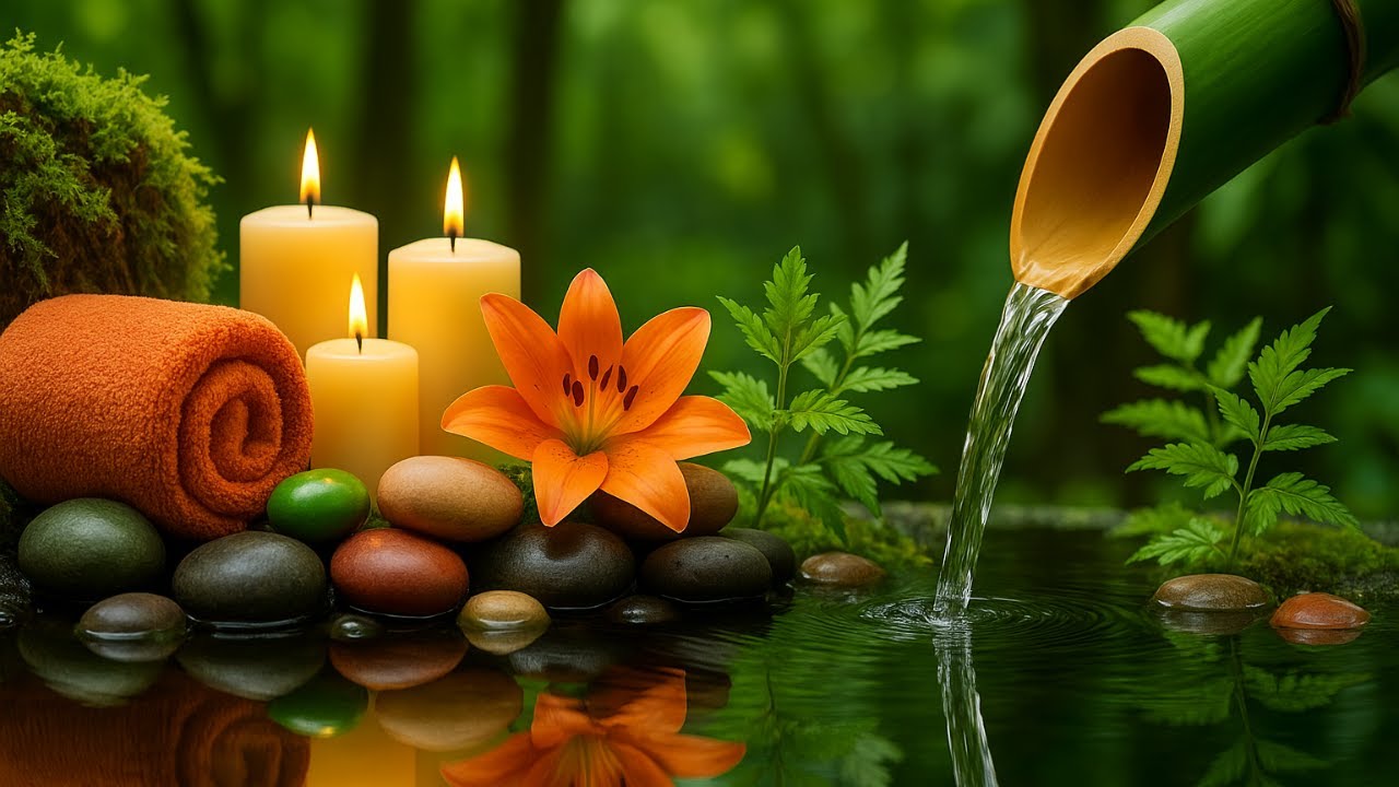 Water Calm Instruments Relaxing Music & Water Sounds to Calm the Mind, Reduce Anxiety, Stress ...