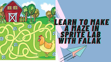 Maze App In Sprite Lab| Code.org| Sprite Lab | Coding With Falak