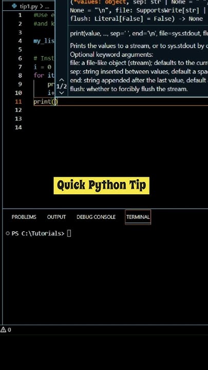 Python Quick Tip you Must know #shorts #coding #programming - YouTube