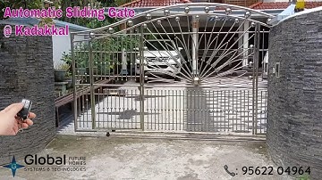 Sliding Gate Automation at Kadakkal, Nilamel | Remote Controlled Gate in Kerala 📞9562204964