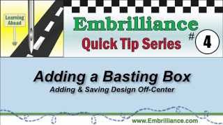 Celebrity Embrilliance Quick Tip #4 - The Basting Box Profile