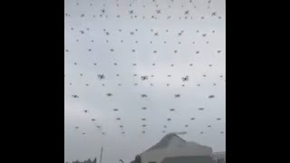 Chinese AI drone army swarm