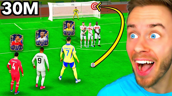 Ich habe 1 FREISTOßTOR mit jeder TOTY Karte geschossen! 🤩⚽️