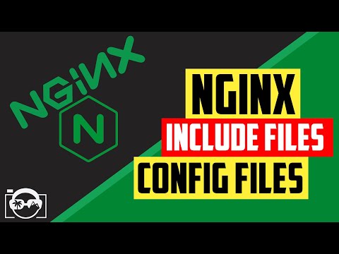 Optimize NGINX by using config files to upstream and other settings as include