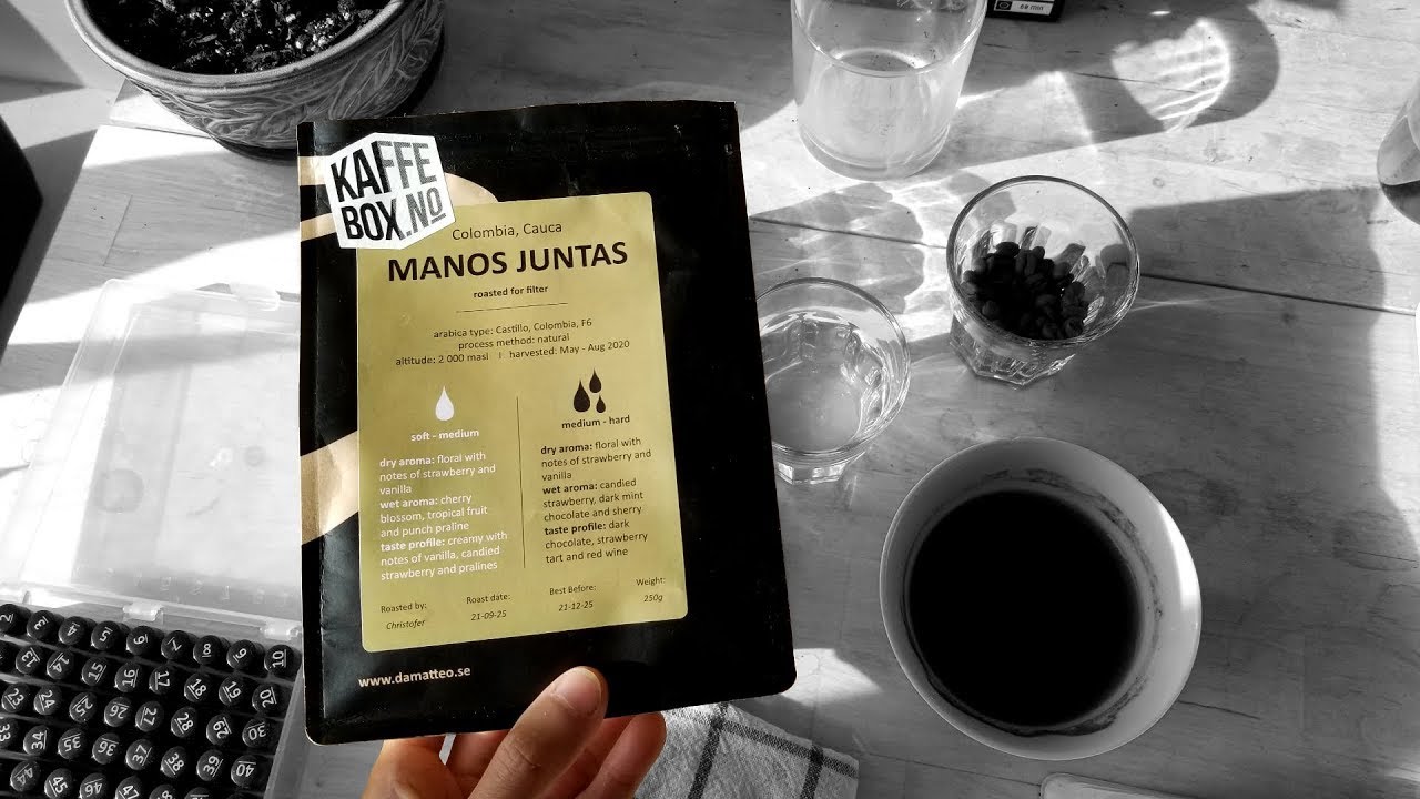 Brew #6 Manos Juntas Colombian beans (By Da Matteo) with the Tetsu Kasuya 4:6 Hario V60 Technique!