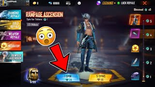 Spin New Rampage Ascension  New Bundle  free fire
