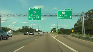 Massachusetts - Interstate 95 North - Mile Marker 50 to 60