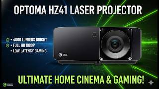 Optoma HZ41 Projector Review | Worth It? 4600 Lumen Laser Gaming Projector 2026