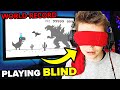 Playing BLINDLY Chrome Dinosaur - Set WORLD RECORD!