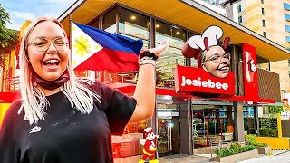 Australian REACTS to JOLLIBEE for the FIRST TIME in The Philippines! ??