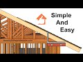 How To Calculate Roof Pitch Ratio For Existing House or Building - Simple Construction Math