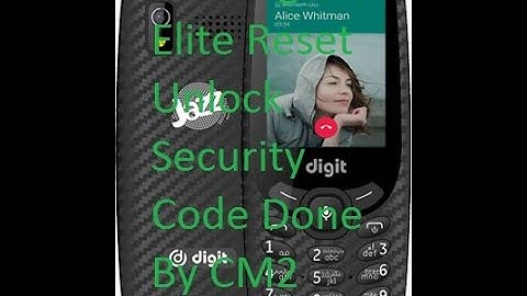 Jazz Digit 4G Elite Reset Unlock Security Code Done By CM2