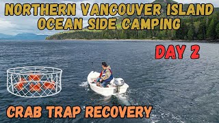 Northern Vancouver Island  Ocean Side Camping [ LOST CRAB TRAP ]