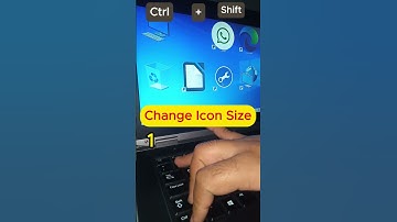 Change icon size #icons #size #tricks #short  #viralshort #viralreal #viral #windowstutorials