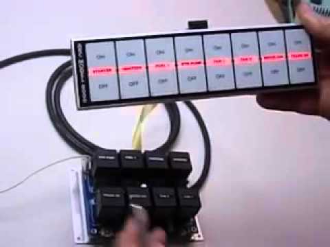 ARC 8000 Flat Touch Switch Panel by Auto Rod Controls Control Panel