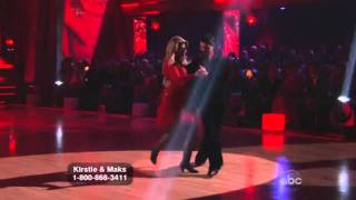 Kirstie Alley and Maksim Chmerkovskiy Dancing with the Stars Tango