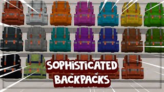 SOPHISTICATED BACKPACKS (MOCHILAS INCRÍVEIS) - TUTORIAL MINECRAFT MOD 44# PT BR screenshot 3