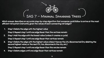 SAS 7 - Minimal Spanning Trees