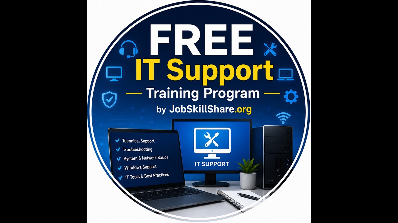 The FREE IT Support Training Program by JobSkillShare