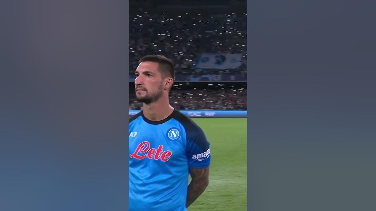 #UCL ANTHEM AT NAPOLI 🔊