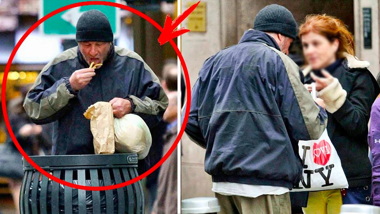 اعطت المراة الطعام لرجل فقير ، ولكنها لم تكن تعرف حقيقته