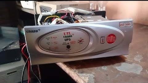 UTL inverter combo plas overload problem repair ok
