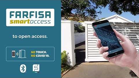 Farfisa Smart Access app: two ways to open access