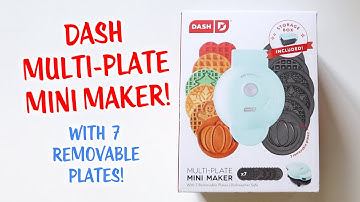 Dash Multi-Plate Mini Waffle Maker with 7 Removable Plates!