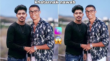 khatarnak nawab. Cristiano Ronaldo photo editing tutorial lightroom PicsArt #khatarnaknawabphotoedit