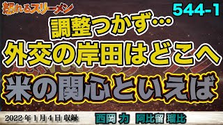 外交の岸田はどうした!? アメリカの関心は岸防衛大臣のようだ！1/4#544-①【怒れるスリーメン】阿比留×西岡×加藤