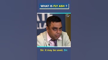 What is Fly Ash? | ESE Mock Interview Feedback #Shorts #PW
