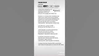 lirik lagu Padang bulan versi habib Zaidan