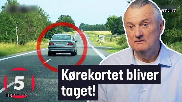 Bilist får frataget sit kørekort efter 1.5 måned! | Fanget På Politiets Kamera | Kanal 5 Danmark