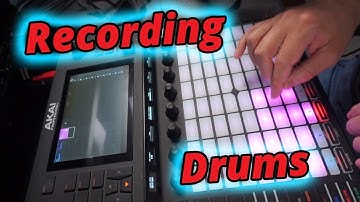 Akai Force Drums Played Into Clip