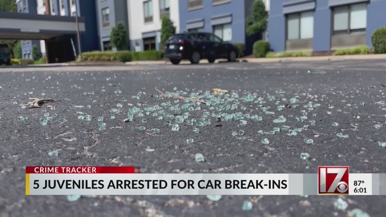 5 juveniles arrested for car break-ins across the Triangle and Butner ...
