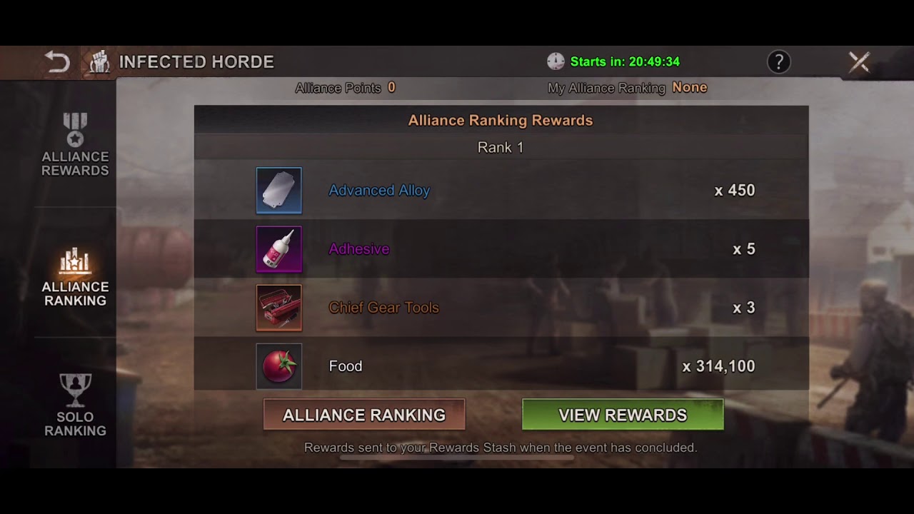 State of Survivor - Infected Horde Rewards