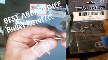 ARRMA Diff shimming setup👍👍 for 1/8 6s Kraton, Outcast, and Notorious