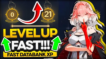 How to LEVEL UP Databank EXTREMELY FAST in Wuthering waves Fast Databank xp Leveling