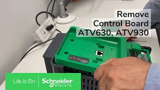 How to remove and install the main control board on ATV630, ATV930 | Schneider Electric