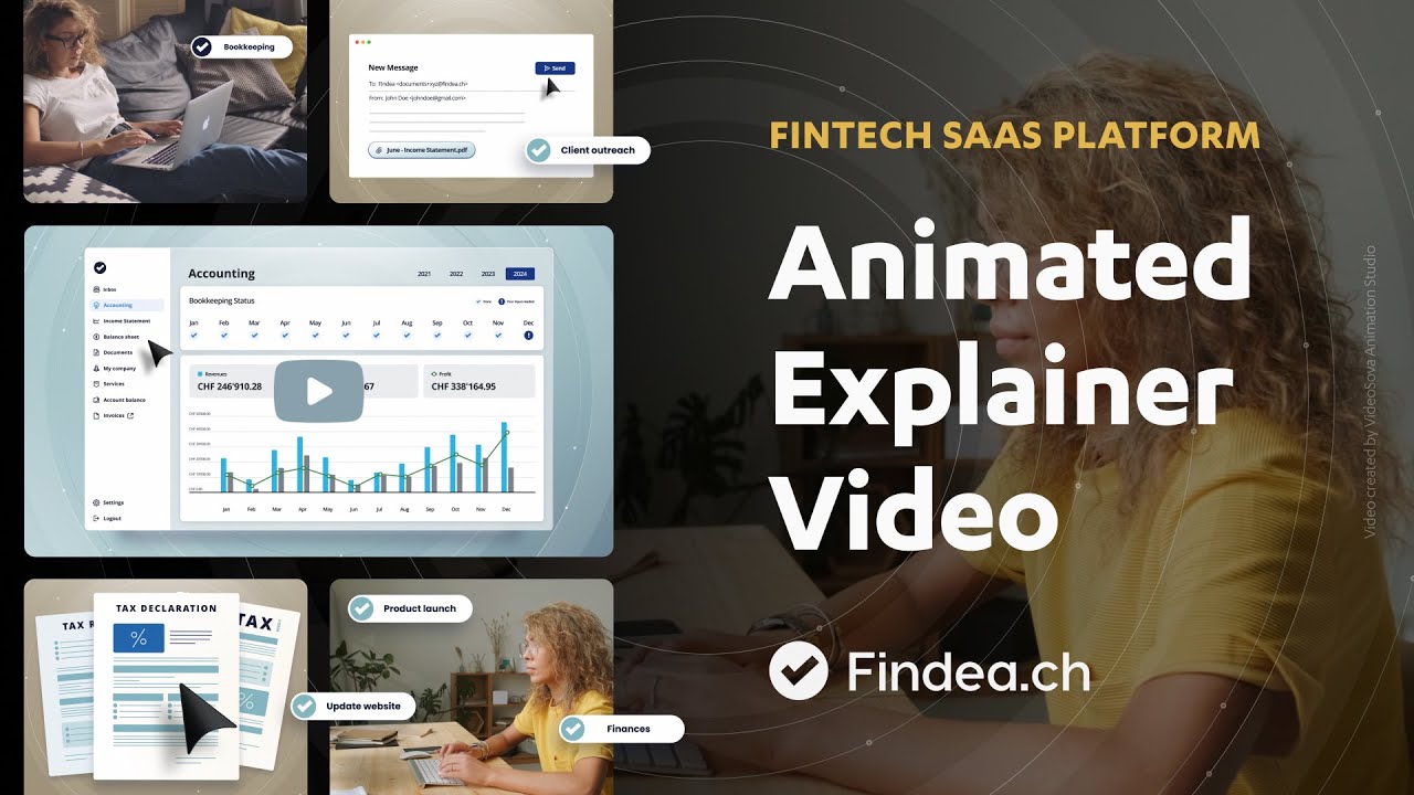 Animated Explainer Video for FinTech SaaS Platform | Findea AG - YouTube