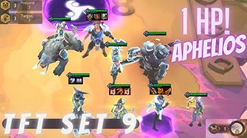Freljord Aphelios | TFT Set 9 | 1 HP!