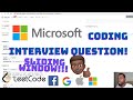 MICROSOFT Coding Interview Question - Longest Substring Without Repeating Characters | LeetCode
