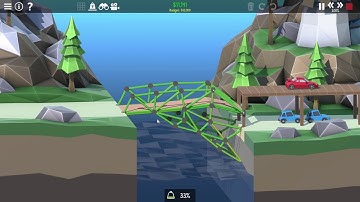 Poly Bridge 2 : Level 1-15 Solution