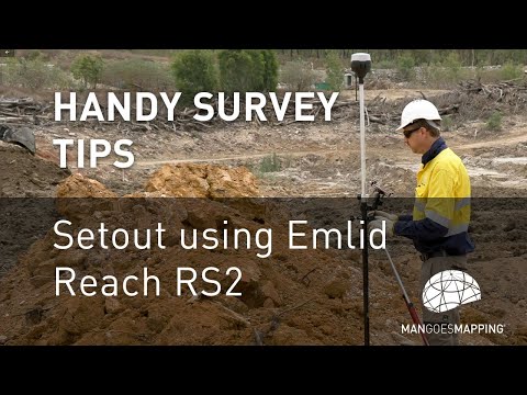 Setout using Emlid Reach RS2