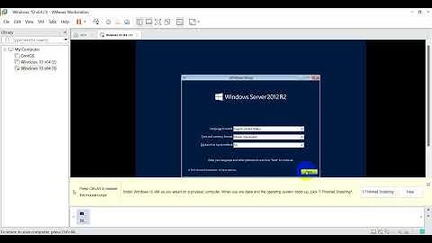 របៀបដំឡើង window server នៅលើ VMWare